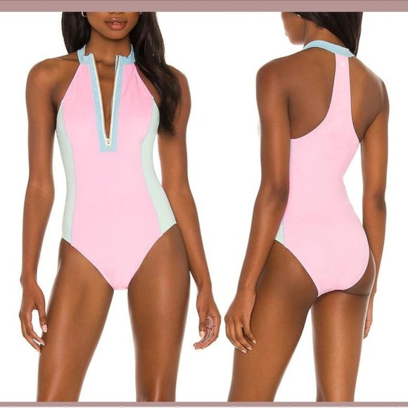NWT $150 Hurley x‎ LoveShackFancy [ Small ] Max One Piece Swimsuit #5218 - Picture 2 of 13